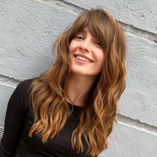 flequillo cortina cómo se hace