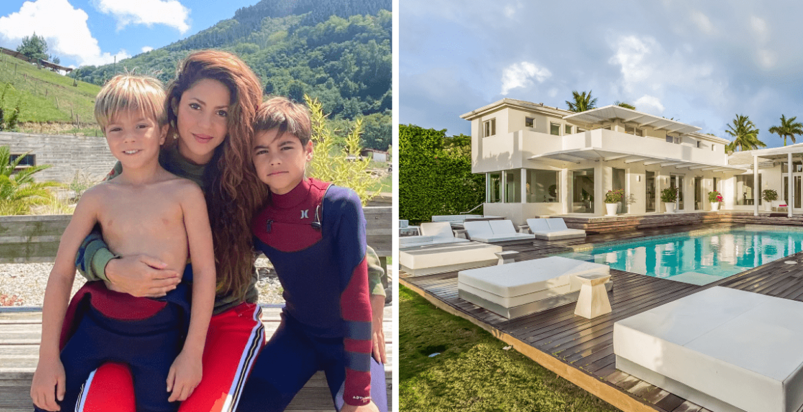mansion de shakira en miami