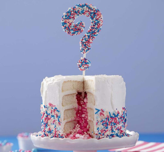 torta para Fiestas de revelación de género