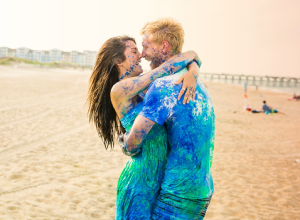decoración para fiesta de revelación de género