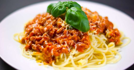 Receta casera de spaghettis veganos