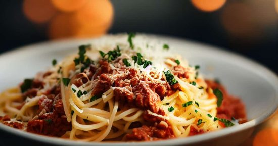 Receta casera de spaghettis 