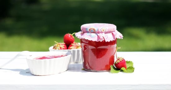 mermelada casera de frutilla