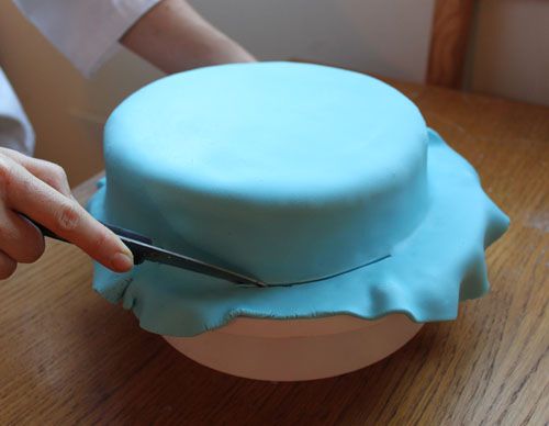 trabajar fondant
