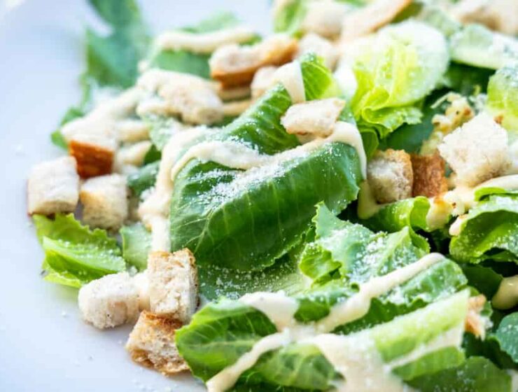 como hacer ensalada caesar