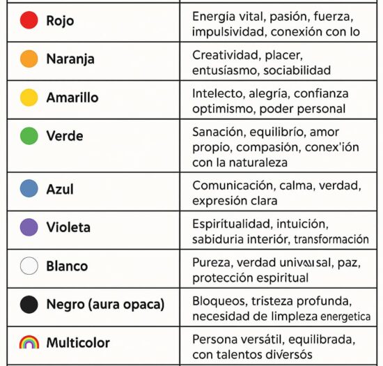 Tonos del aura