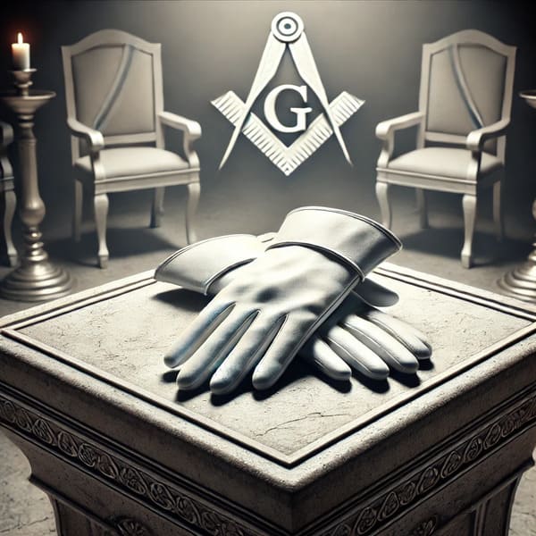 Significado de guante blanco en masonería