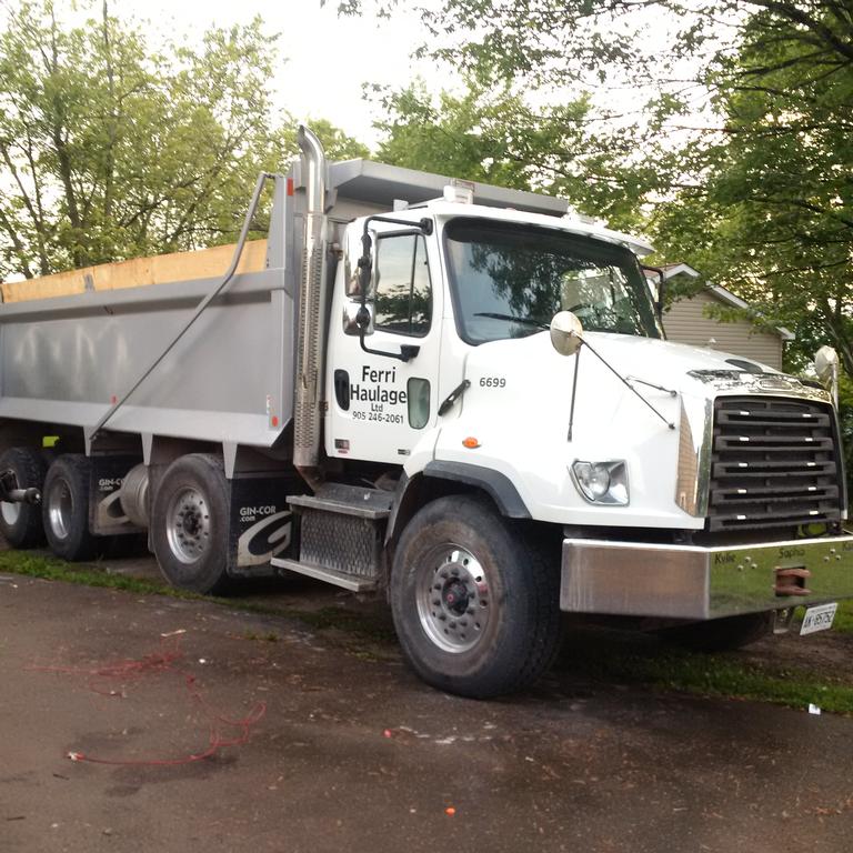 tri axle dump truck & tri axle pony pup dump