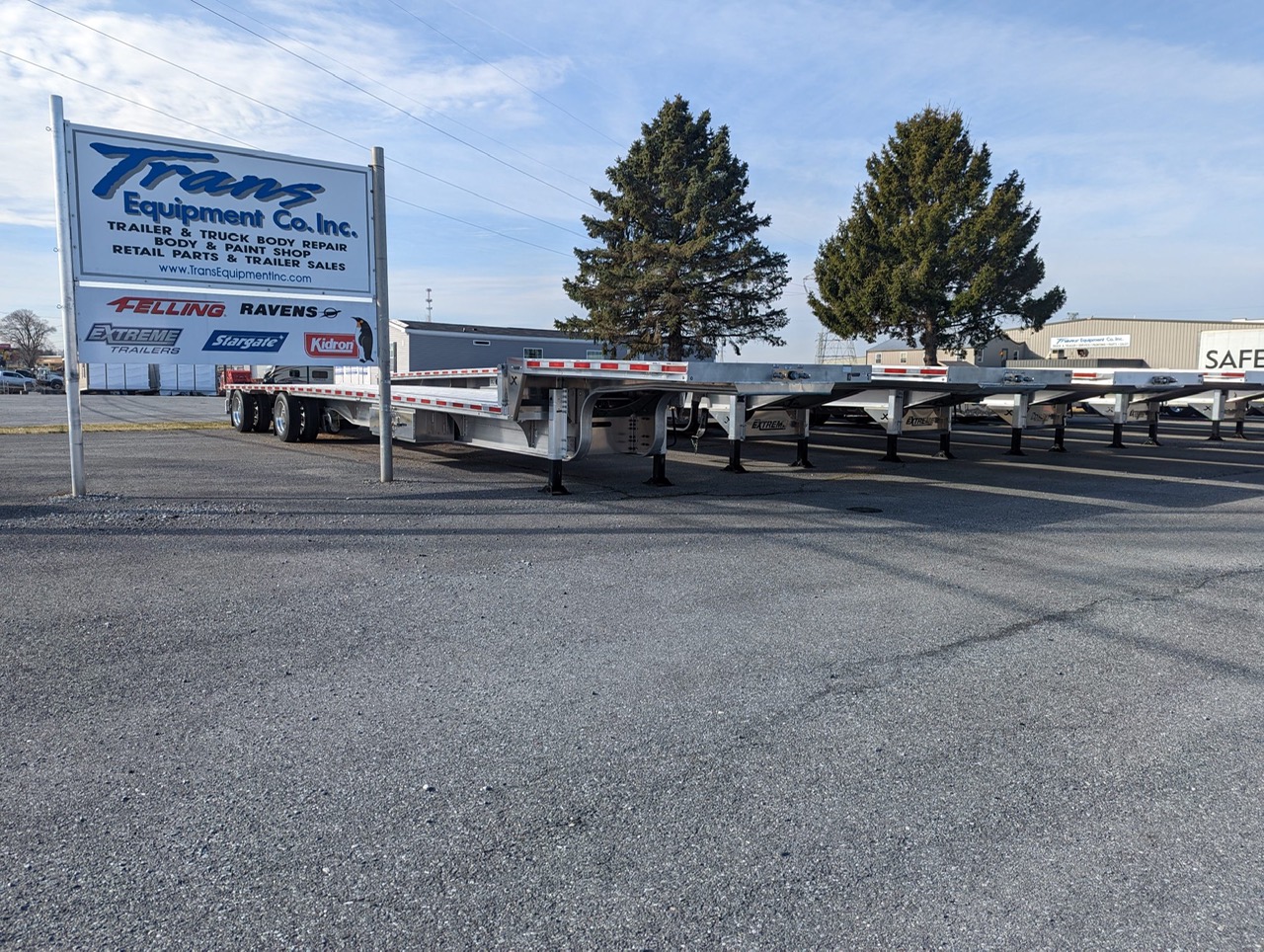 New dumps,flats, steps and tag a longs in stock