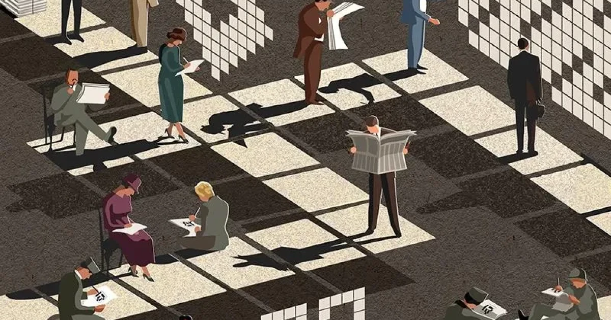 How the Crossword Became an American Pastime — Bunk