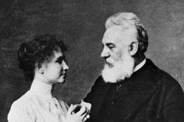 Helen Keller and Alexander Graham Bell