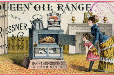1800s advertisement for oil stoves.