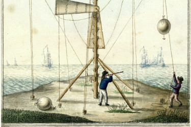 Coastal telegraph semaphore tower, 1799.