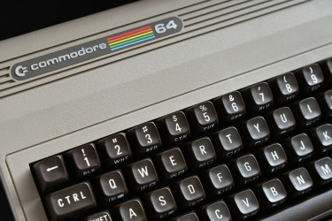 A Commodore 64 keyboard.