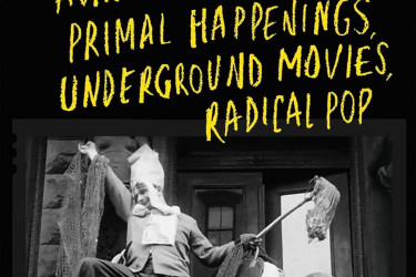 Actor on stage on the cover of J. Hoberman's book "Everything Is Now."