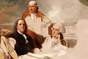 Unfinished Painting Treaty of Paris Landscape