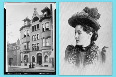 Minerva Parker Nichols; the New Century Club building she designed in Philadelphia.