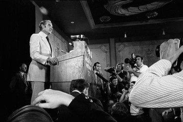 George McGovern at the Democratic National Convention in 1972