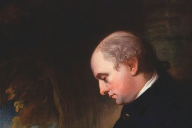 Portrait of Charles Lennox, the third Duke of Richmond reading by a tree.