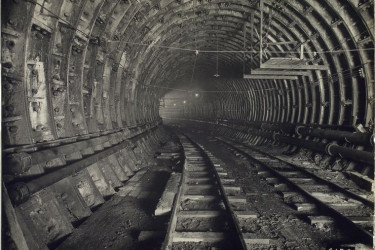 The Holland Tunnel under construction (1923).