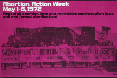Abortion Action Week flyer.