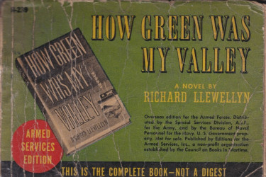 Armed services edition of "How Green Was My Valley"