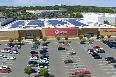 An aerial view of the Target store in Ocean Township, NJ.