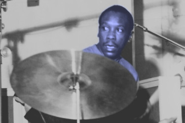Clyde Stubblefield on drums