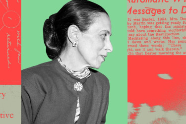 Collage art featuring Dorothy Martin