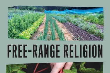 Garden rows on the cover of "Free Range Religion"
