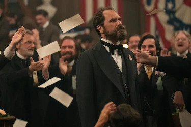 Michael Shannon as James Garfield in Death by Lightning.