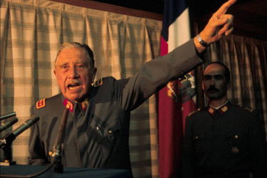 Augusto Pinochet in Chile on May 1, 1987