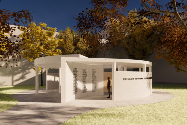 A rendering for the Chicago Torture Justice Memorial