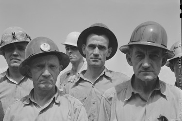 Workers for the Tennessee Valley Authority in 1942.