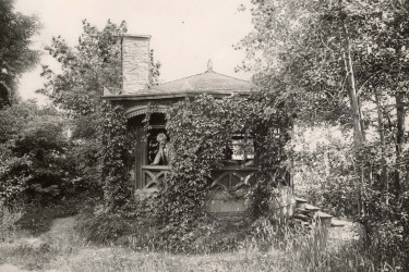 Mark Twain's octagonal study in Elmira, New York.