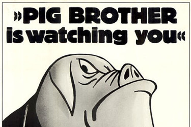 Poster for 1954 Animal Farm film.