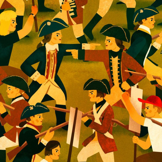 Battlefield illustration by Keith Negley