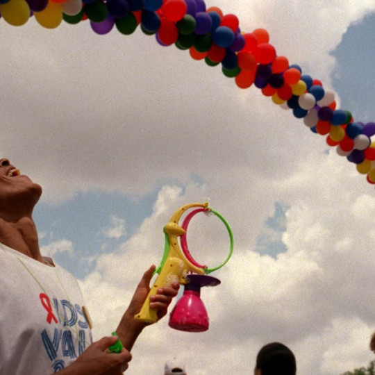 The starting line of an annual AIDS walk in Minneapolis.