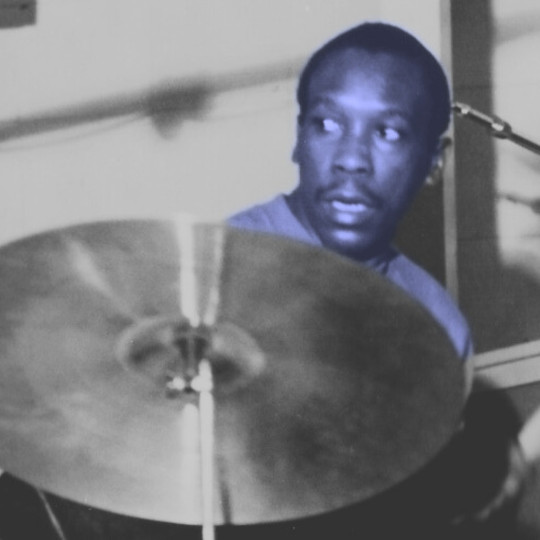 Clyde Stubblefield on drums