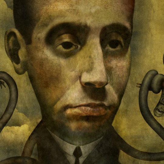 A political cartoon of Stephen Miller separating families with tentacle-like arms.