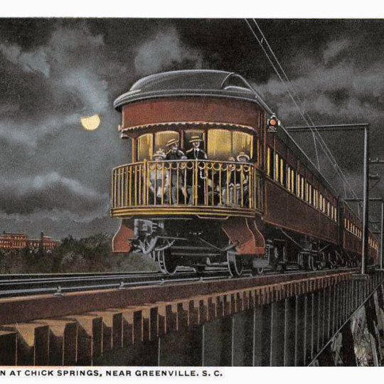 A Piedmont and Northern Railway train in the 1920s.