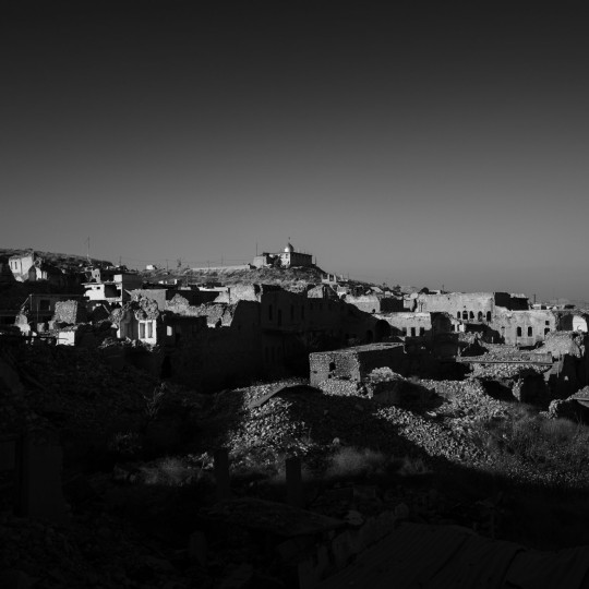 A ruined town in Iraq.