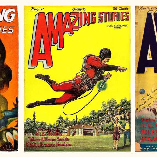 Amazing Stories comic book covers
