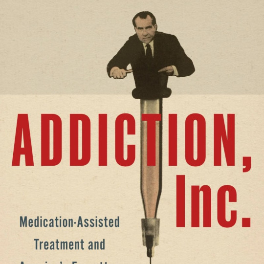 Book cover of Richard Nixon transitioning into a needle