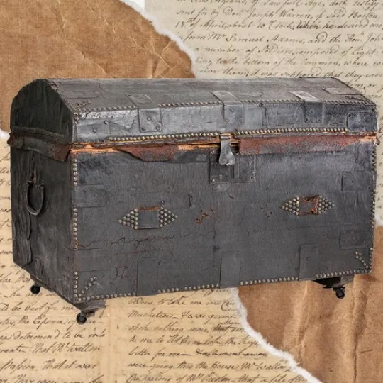 John Hancock's trunk and documents.