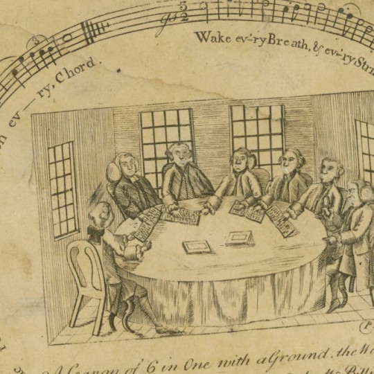 Paul Revere made the engraving used in the frontispiece of ‘The New-England Psalm-Singer,’ a tune book William Billings published in 1770.