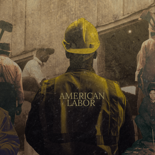 A collage showing Black workers past and present.