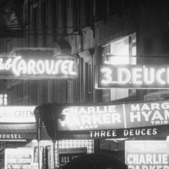 New York Street Lights at night.