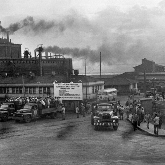 Nickel factory of Holguin, Cuba, 1967.