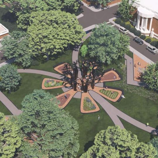 Artist rendering of “Rooted.”